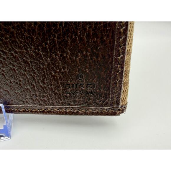 GUCCI GG Supreme Wallet on Chain Beige Canvas Shoulder Bag – Excellent | COA - Picture 10 of 15